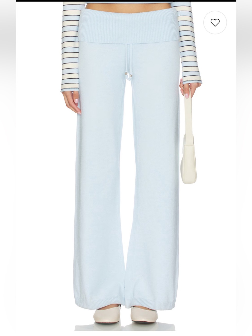 •Frankie’s Bikinis• blue Dawson cloud knit pants - Picture 1 of 6